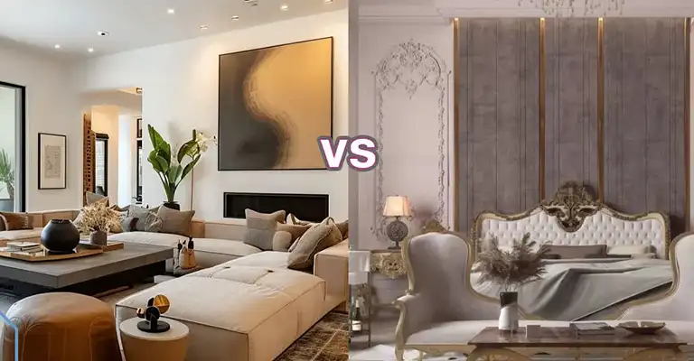 تفاوت سبک مدرن و کلاسیک