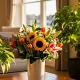 تاثیرات گیاهانگیاهان سبز آپارتمانی در فضای نشیمن روشن